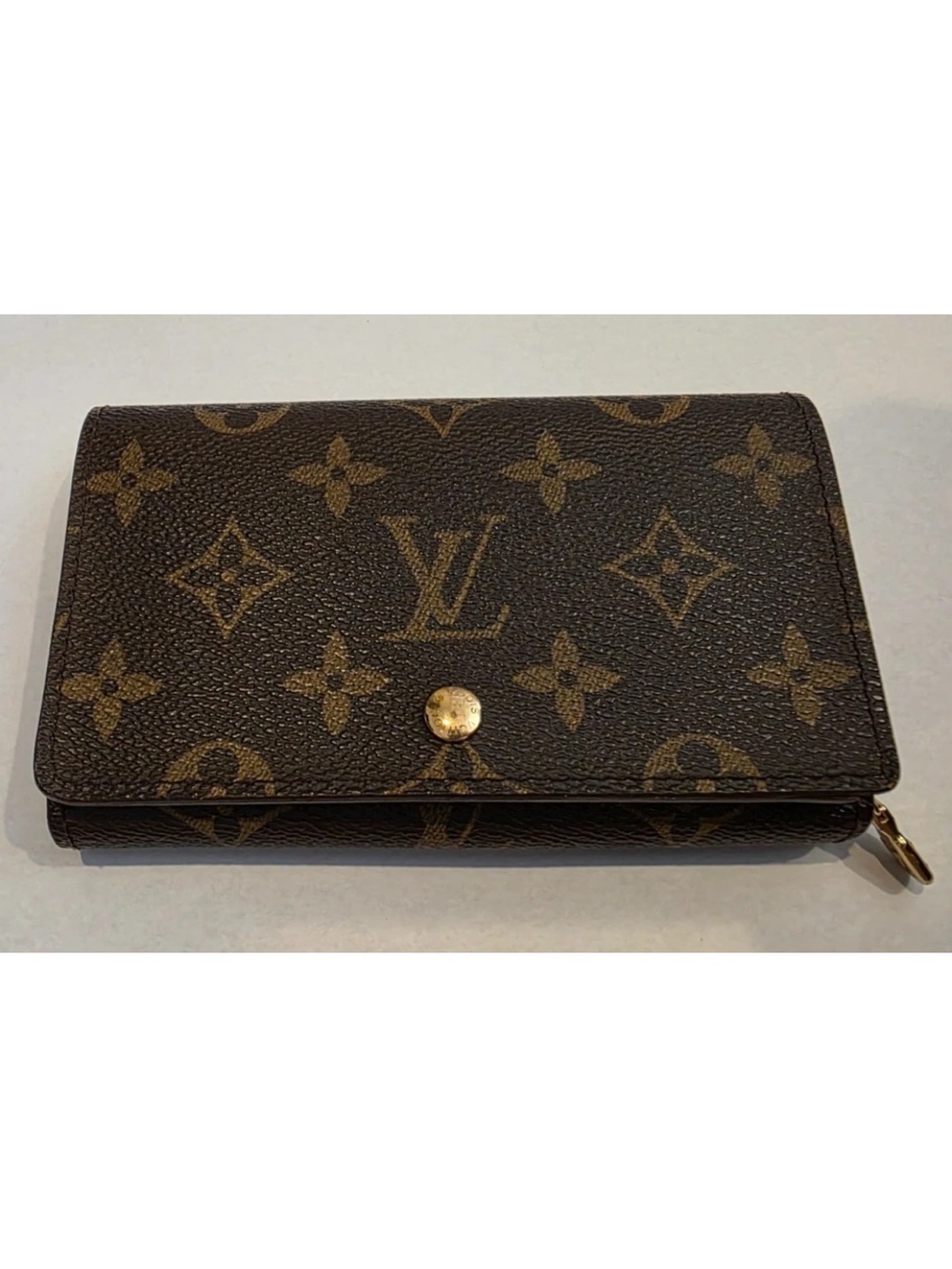 Louis Vuitton Porte Monnaie Tressor Bifold Monogram Wallet